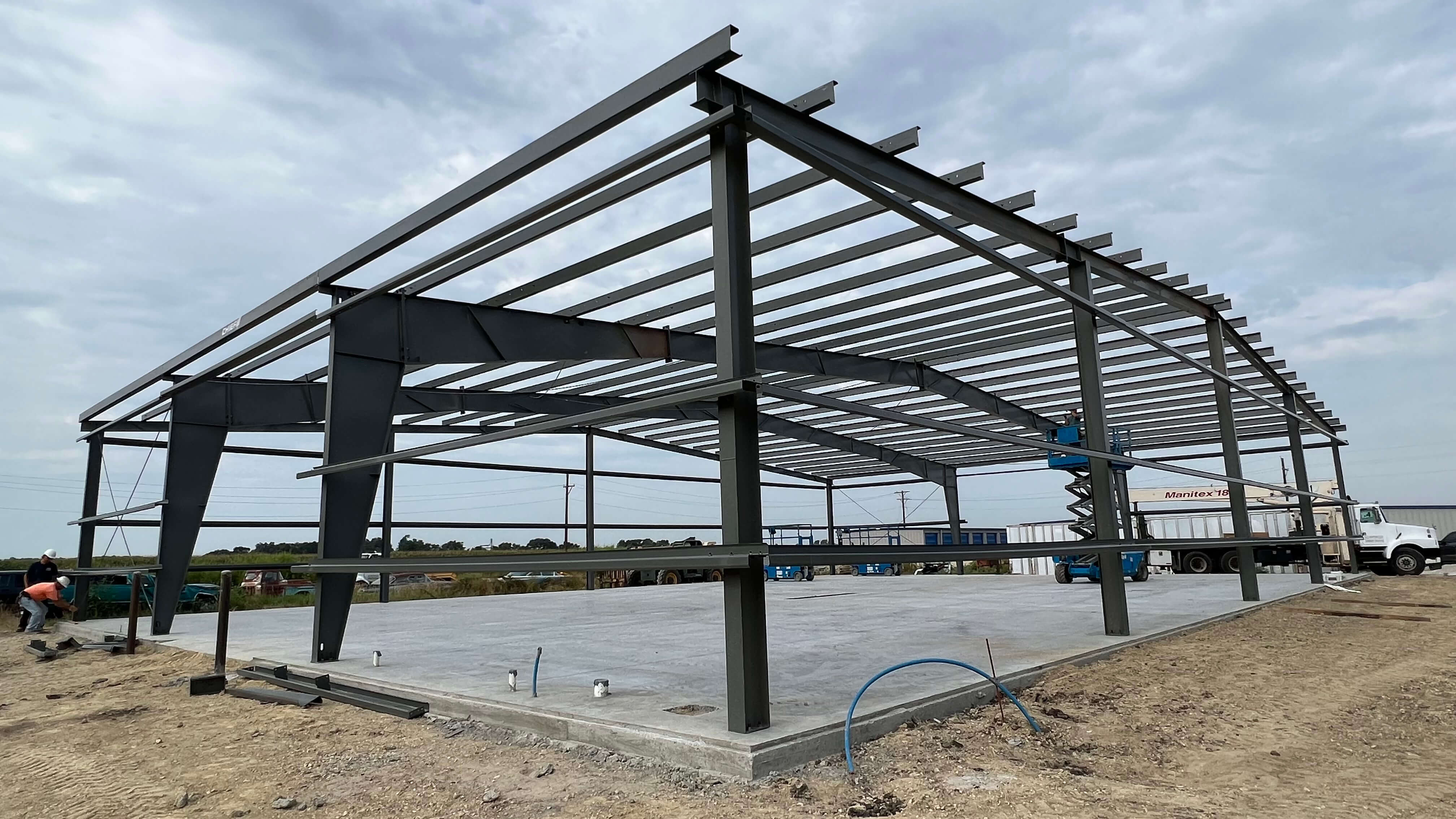 Frame of metal building